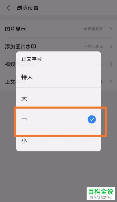 如何在百度帖吧中对字号大小进行更改？