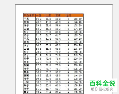 如何在电脑Excel2019上设置打印表格时打印表格线