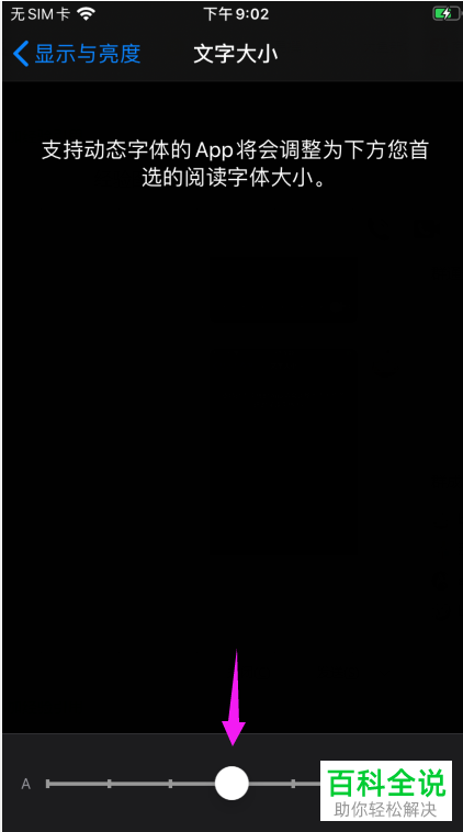 如何增加iPhone苹果手机中字体的大小