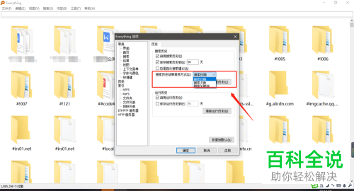 如何在Win系统中启用Everything搜索工具中的搜索历史记录功能