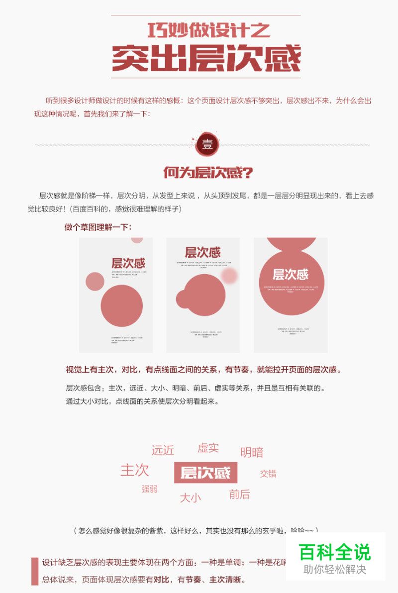 巧妙做设计之突出层次感