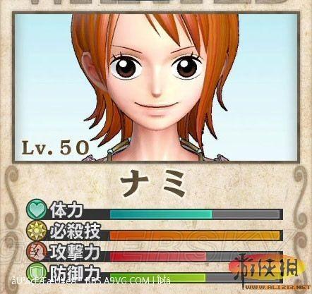 全人物lv50(max)基础能力数据