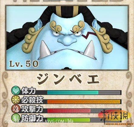 全人物lv50(max)基础能力数据