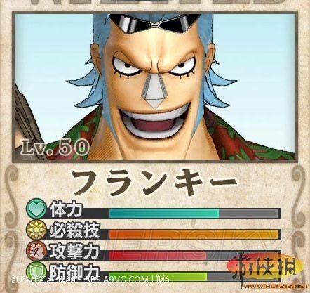 全人物lv50(max)基础能力数据