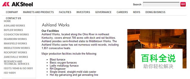 全世界传统行业——钢铁公司官网欣赏