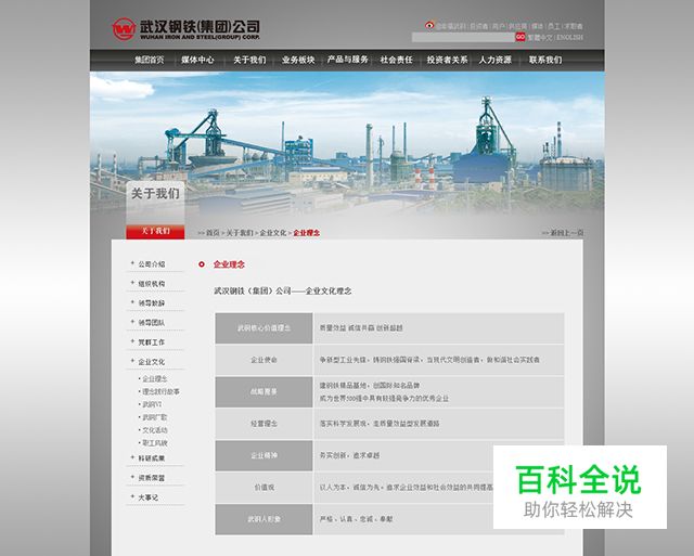全世界传统行业——钢铁公司官网欣赏