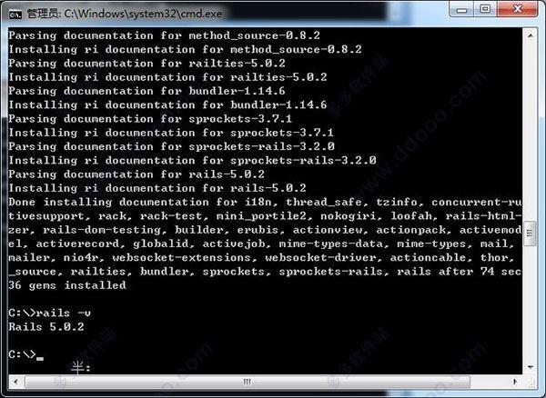 Ruby rails框架安装详细图文教程(附Ruby下载)