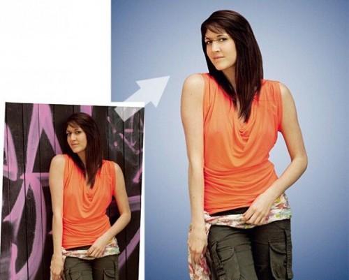 人像照片怎么换背景