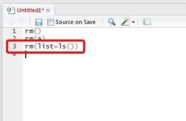R语言中如何删除数据对象