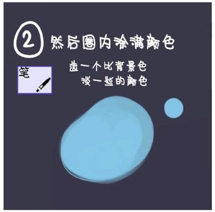 SAI动漫场景水泡的绘画思路及方法