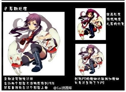 SAI详细上色教程