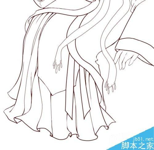 SAI怎么画古装?SAI古装绘制上色详细教程