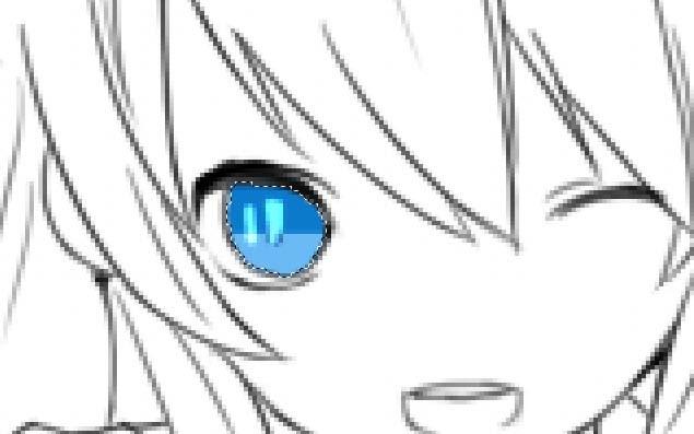 sai怎么简单的绘制一只眼睛?