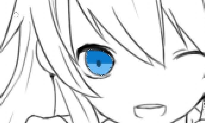 sai怎么简单的绘制一只眼睛?