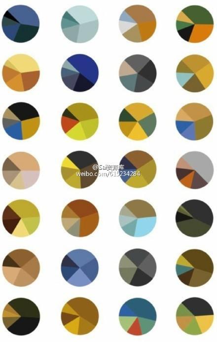 SAI绘画色卡参考头发皮肤色卡资源