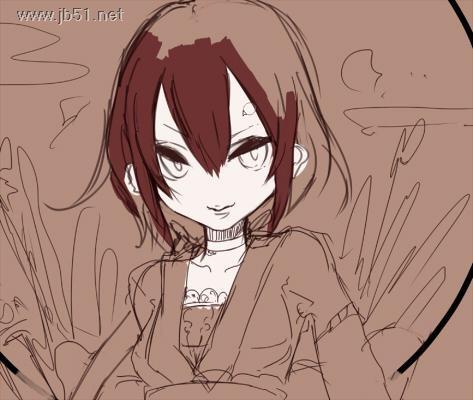 SAI绘画人物上色图文教程举例介绍