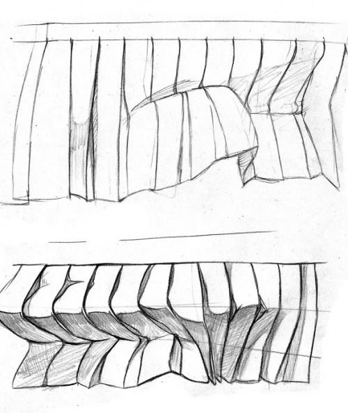 SAI绘师ゼロ画百动漫褶裙的折纸小技巧