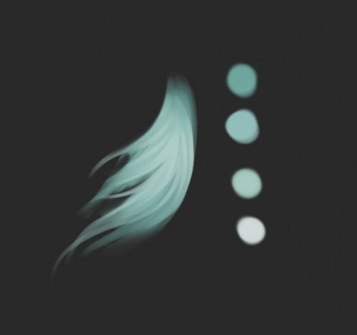 SAI几种偏2次元风格的动漫发色色板参考