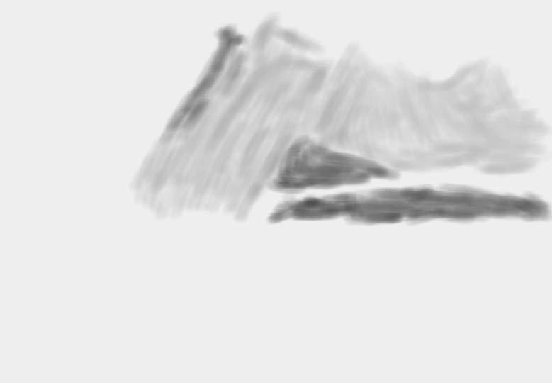 sai怎么绘制山水画? sai画水墨画的方法