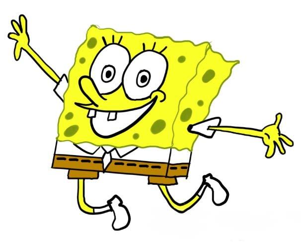 sai海绵宝宝怎么上色? sai上色技巧