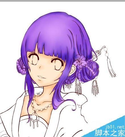 SAI怎么画古装?SAI古装绘制上色详细教程