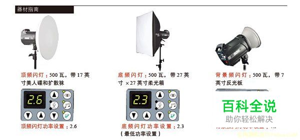 三灯经典布光方案