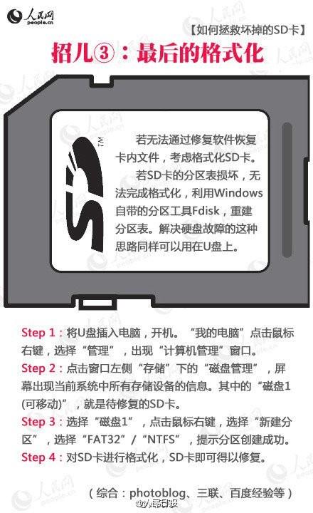 SD卡坏了怎么修复能不丢失文件?