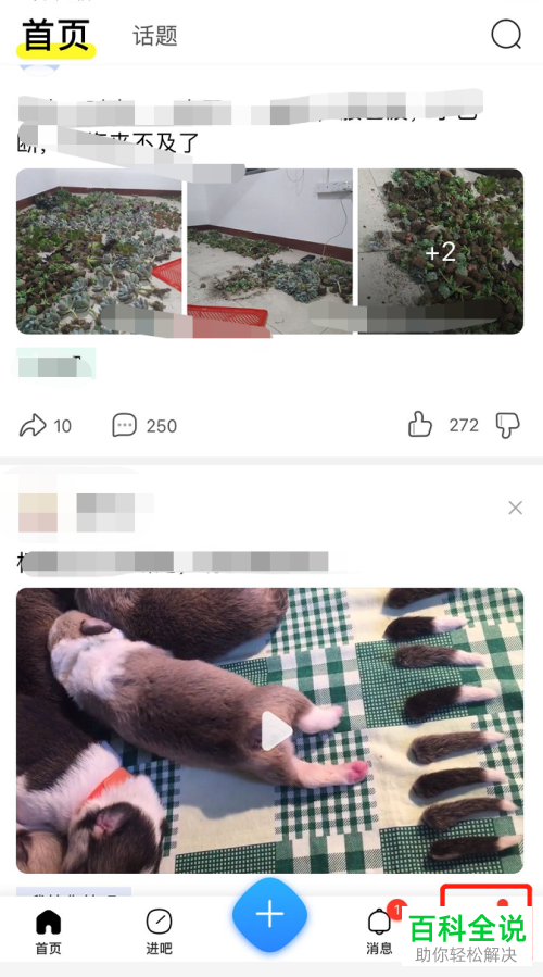 手机百度贴吧app内如何设置图片水印