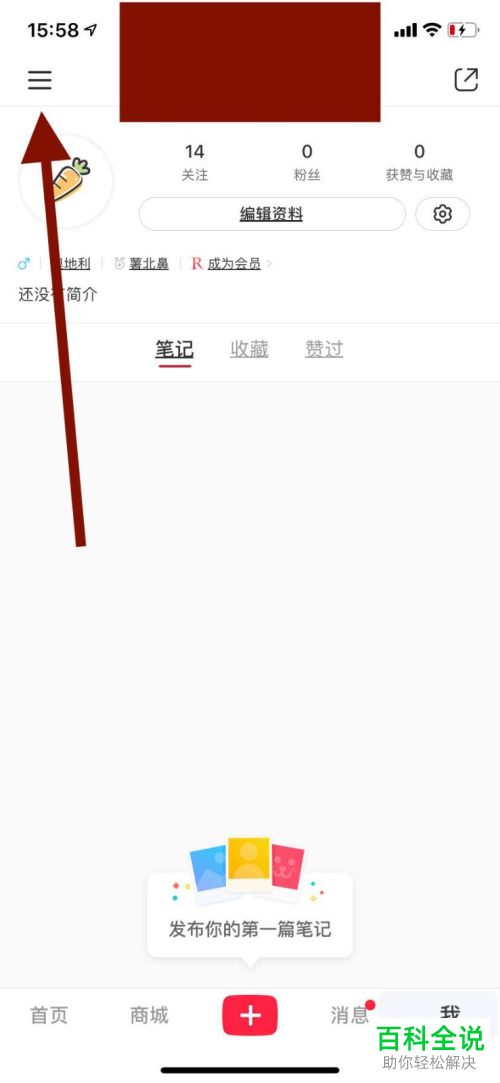 手机上的小红书APP怎么绑定apple账号