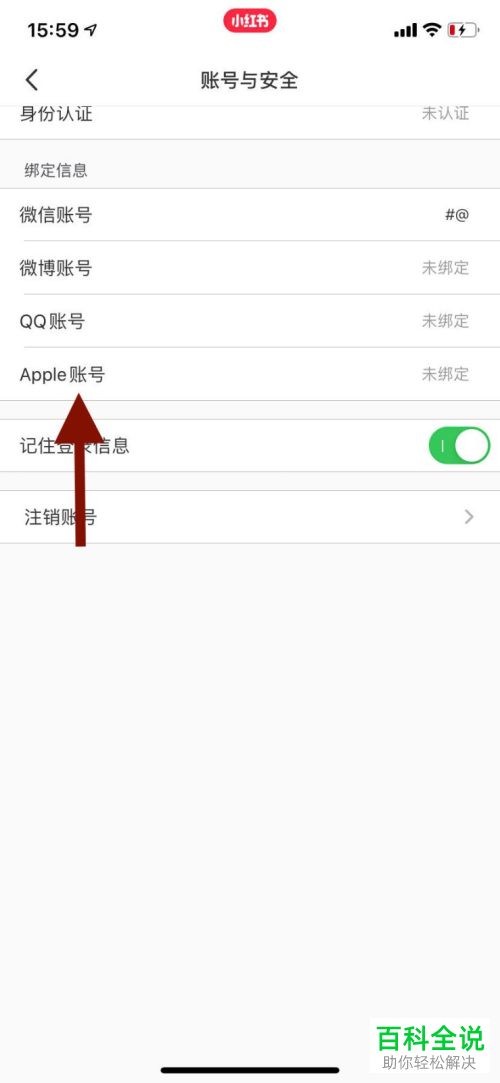 手机上的小红书APP怎么绑定apple账号