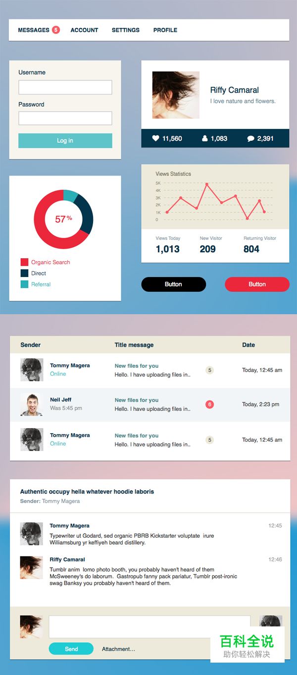 设计师必备12套精美绝伦的界面（UI PSD免费下载）