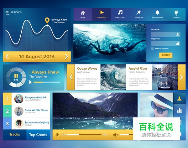 设计师必备12套精美绝伦的界面（UI PSD免费下载）