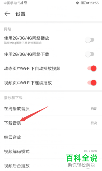 手机网易云音乐APP的下载音质怎么设置到最好音质呢