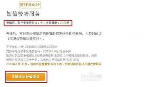 手机支付宝如何开通支付验证码