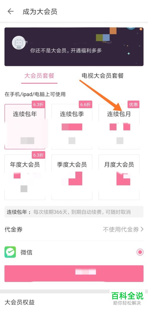 手机中如何开通哔哩哔哩大会员