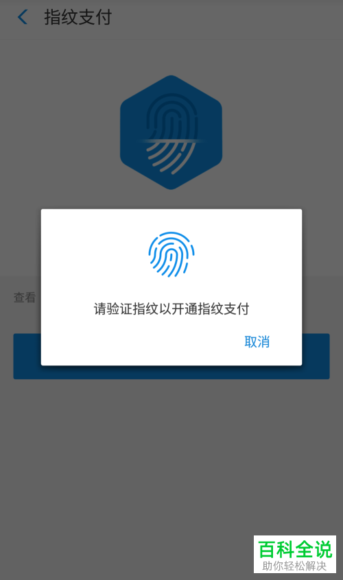 手机支付宝指纹支付功能怎么设置