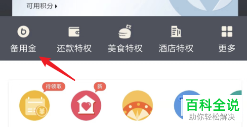 手机支付宝软件主页面如何添加备用金