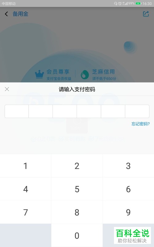 手机支付宝备用金功能怎么使用