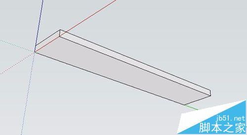 SketchUp怎么设计长腿板凳?