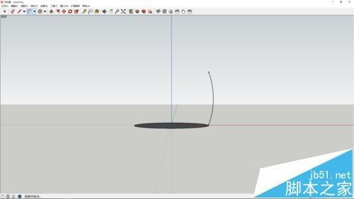 sketchup怎么画一个小锤子模型?