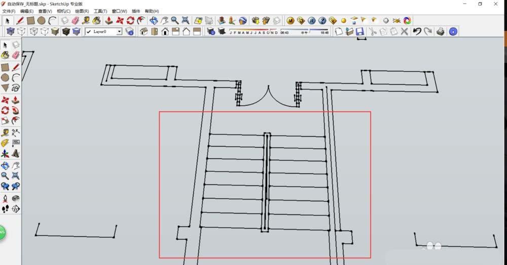 Sketchup怎么设计楼梯模型? SU绘制立体楼梯的教程