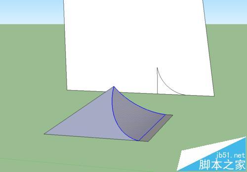 sketchup怎么绘制曲面屋顶?