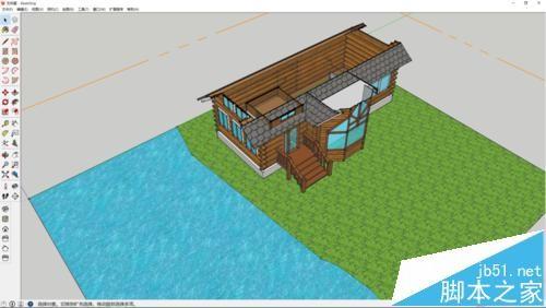 sketchup怎么查看剖切面视图?