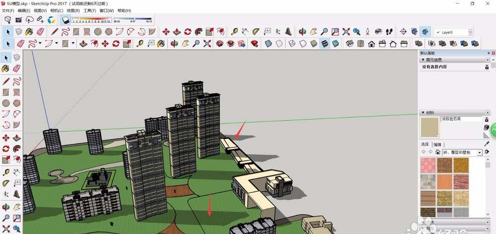 SketchUp草图大师怎么调整阴影?