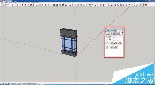 SketchUp中怎么检查模型的正反面?