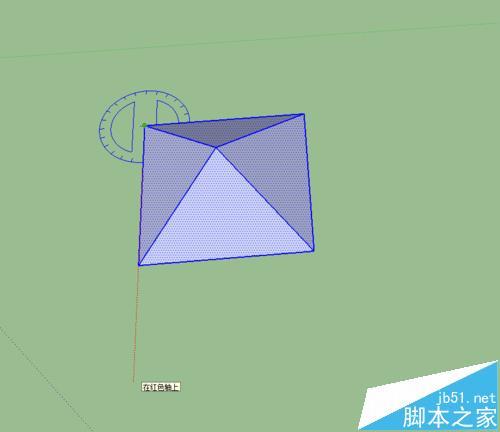 sketchup怎么绘制曲面屋顶?