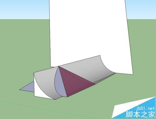 sketchup怎么绘制曲面屋顶?