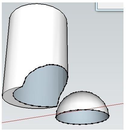 sketchup模型交错与选择交错有什么区别?