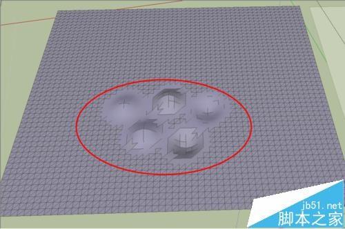 sketchup怎么绘制山体模型?