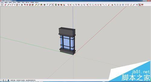 SketchUp中怎么检查模型的正反面?